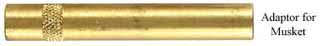 Adapter for musket rod, Pedersoli Brown Bess or Charleville,  5-.8mm female to 10-32 female Adapter for musket rod, Pedersoli Brown Bess or Charleville,  5-.8mm female to 10-32 female